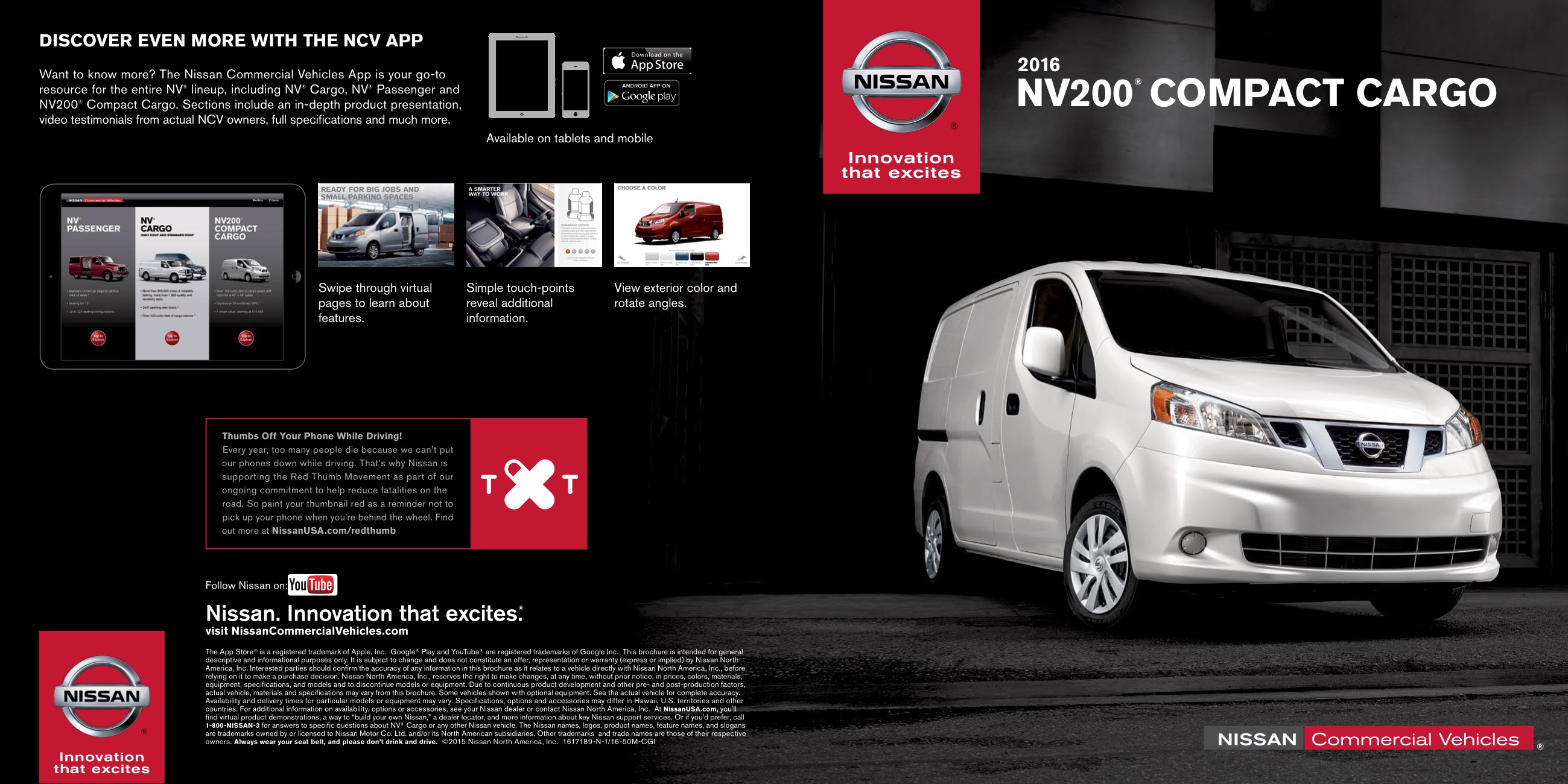 2016 Nissan NV200 Brochure